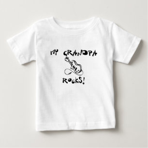 T-shirts Meu vovô balança a guitarra