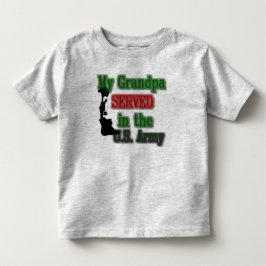 T-shirts Meu vovô servido