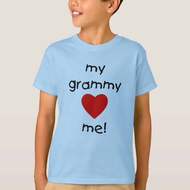 T-shirts meus amores grammy mim (Frente)