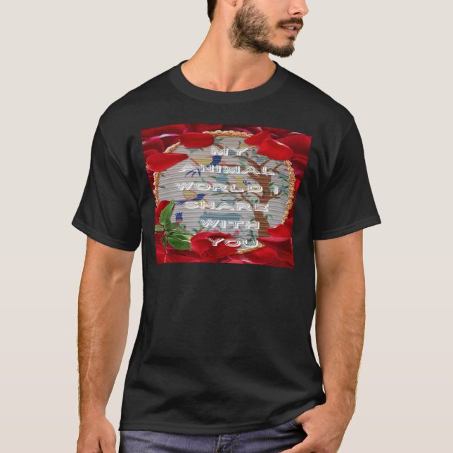 T-shirts Meus animais namorados mundial.png (Frente)