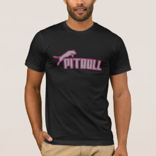 T-shirts Meus cinzas & rosa de Pitbull