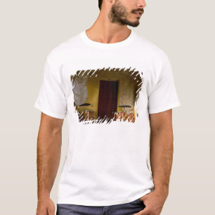 T-shirts México, Oaxaca, Sol da tarde ilumina varanda de