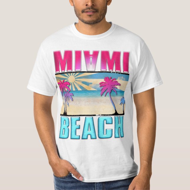 T-shirts Miami Beach (Frente)