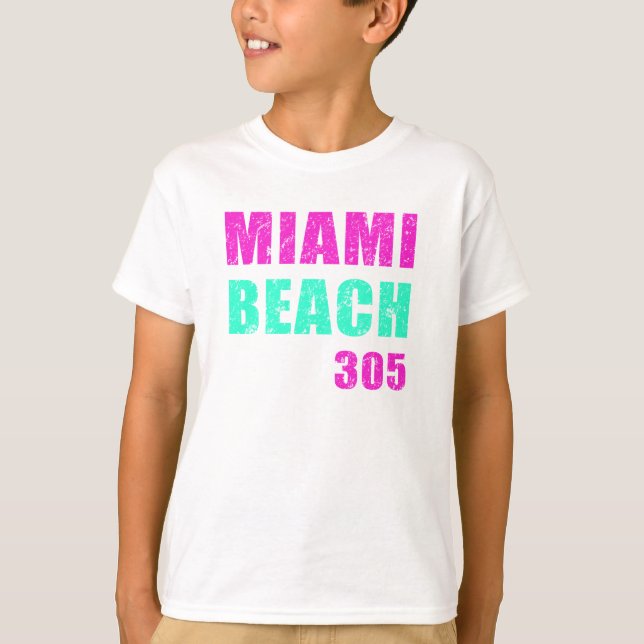 T-shirts Miami Beach 305 (Frente)