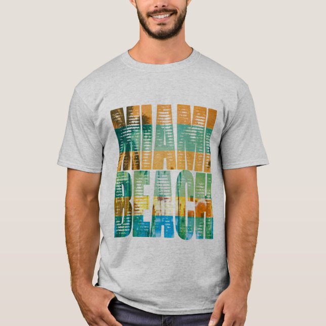 T-shirts miami beach fun (Frente)