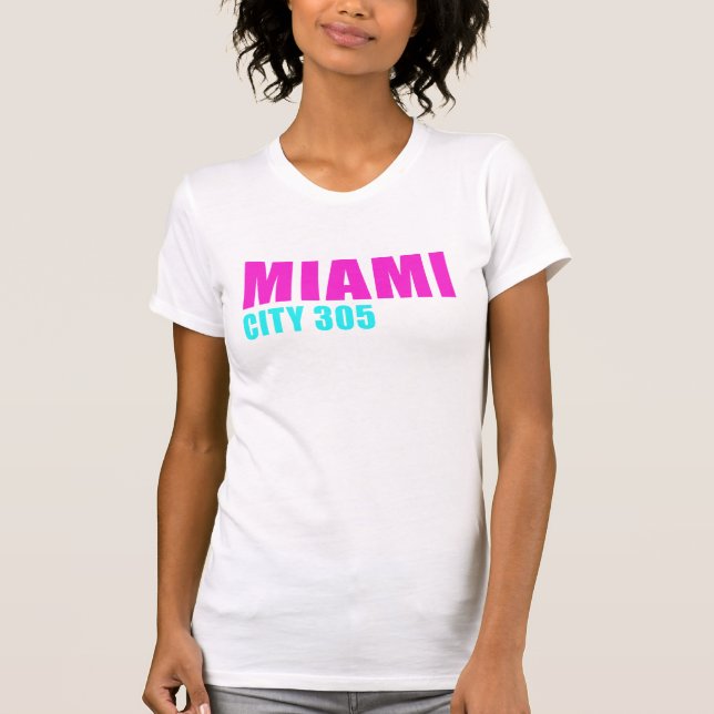 T-shirts Miami City 305 (Frente)