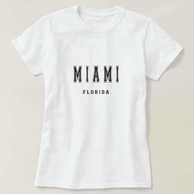 T-shirts Miami Florida (Frente do Design)
