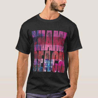 T-shirts miami night beach fun style