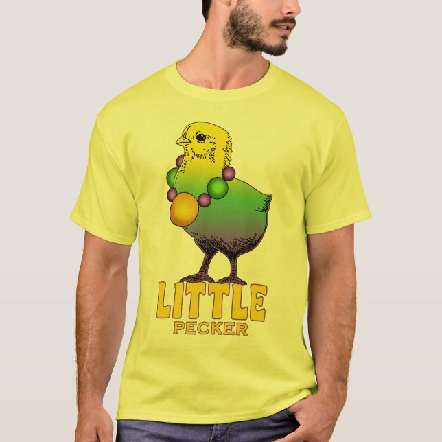 T-shirts Miçanga do carnaval - o Pecker pequeno (Frente)