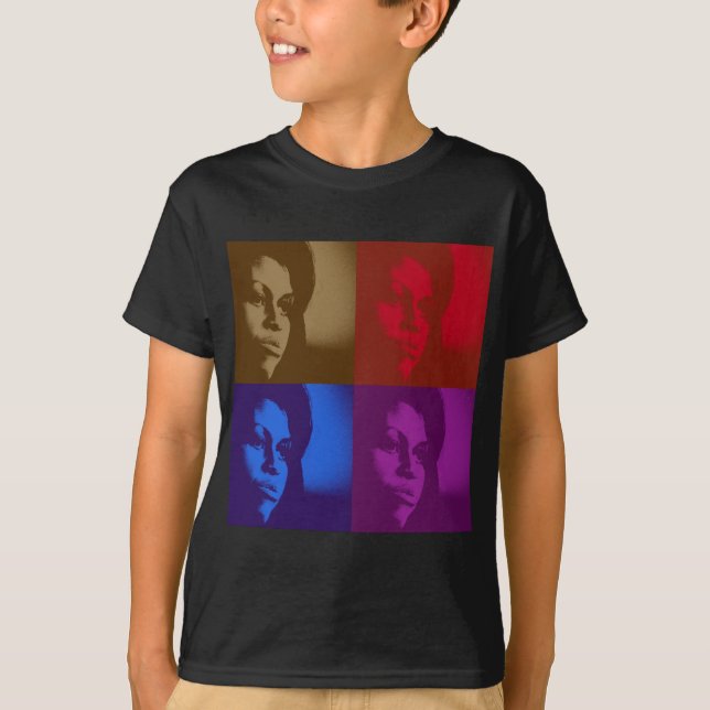 T-shirts Michelle Obama (Frente)