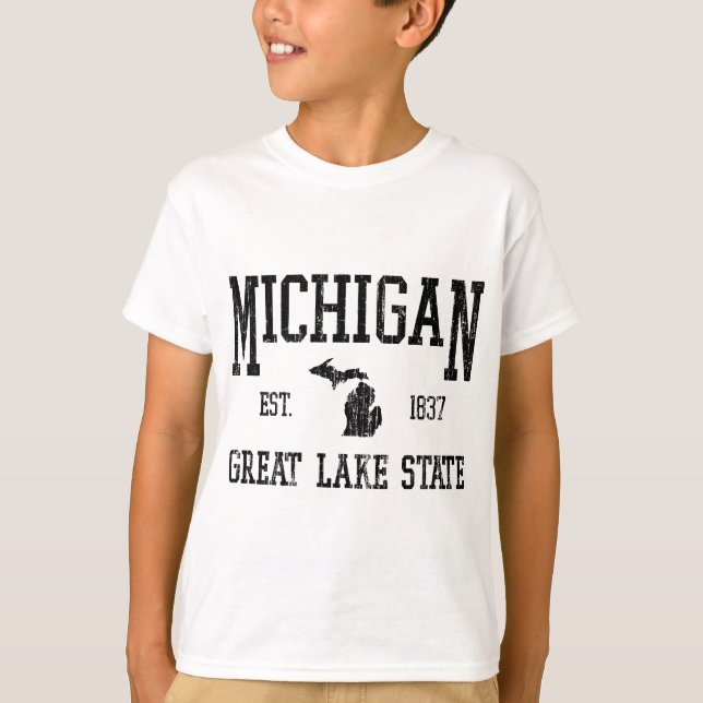 T-shirts Michigan (Frente)
