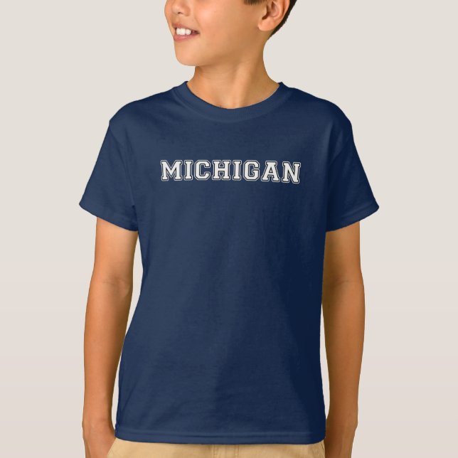 T-shirts Michigan (Frente)