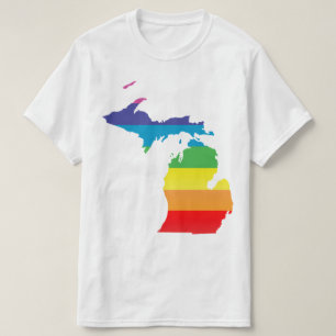 T-shirts michigan listrou o orgulho
