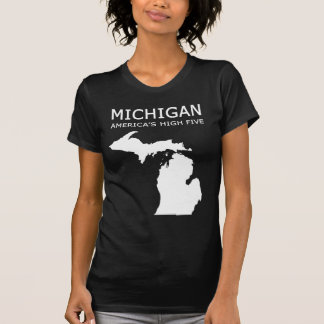 T-shirts Michigan. Os cinco altos de América