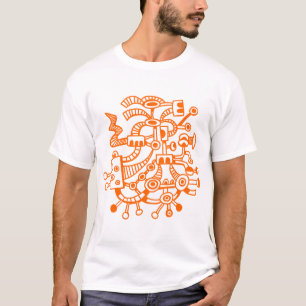 T-shirts Microcosmo Macrocosmo 02 - Laranja