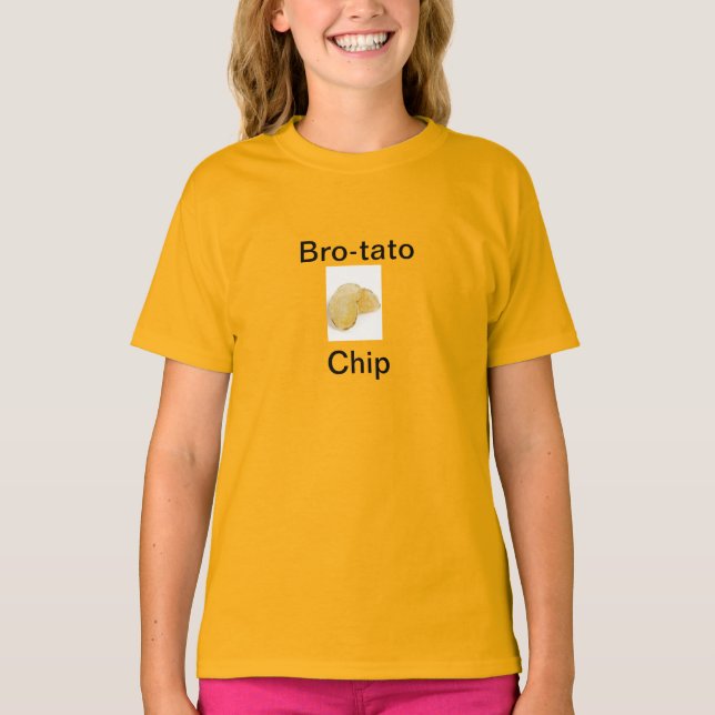 T-shirts Microplaqueta de Bro-tato (Frente)