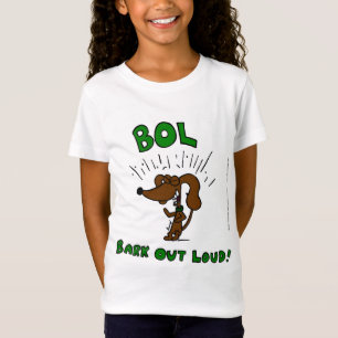 T-shirts Midge "BOL Latido Out Loud" Meninas Boneca Tee