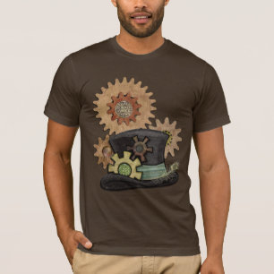 T-shirts Mídia mista Steam Sass Steampunk