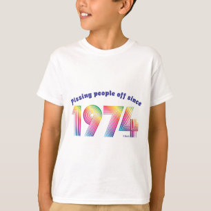 T-shirts Mijando pessoas fora desde 1974