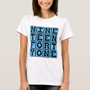 T-shirts Mil Novecentos e Quarenta e Um, Ano 1941