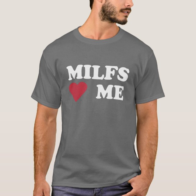 T-SHIRTS MILFS "CORAÇÃO" MIM (Frente)