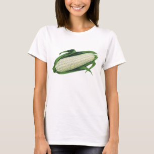 T-shirts Milho branco de Comidas de vegetais venenosos no f
