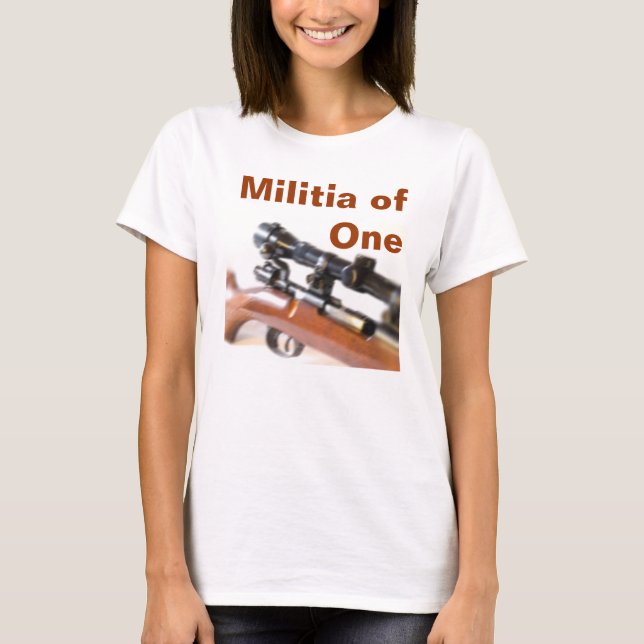 T-shirts Milícia de uma (Frente)