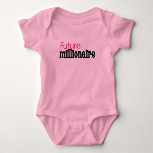 T-shirts Milionário futuro cor-de-rosa