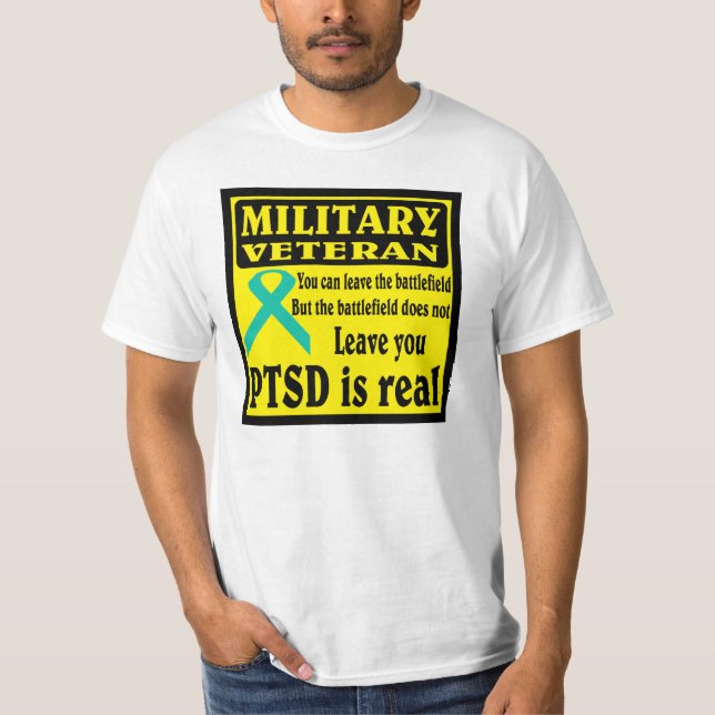 T-shirts Militar, PTSD. (Frente)