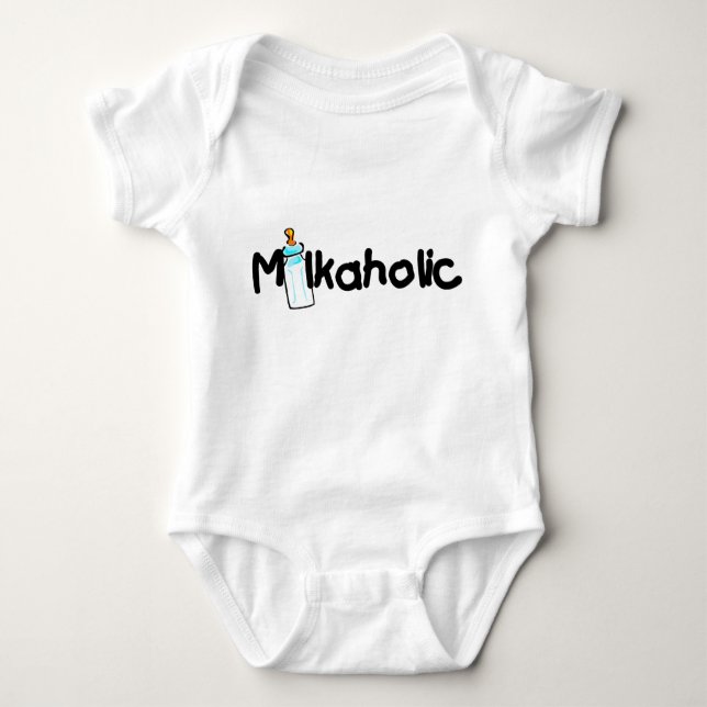 T-shirts Milkaholic Baby Bodydress (Frente)