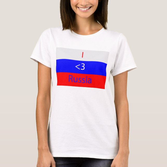 T-shirts Mim <3 Rússia (Frente)