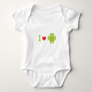 T-shirts Mim Android do coração