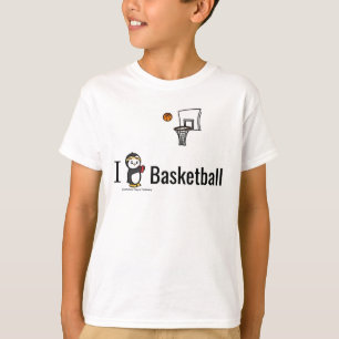 T-shirts Mim basquetebol do coração!