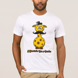 T-shirts Mim bigode você uma pergunta