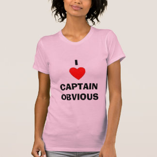 T-SHIRTS MIM CAPITÃO ÓBVIO DO CORAÇÃO