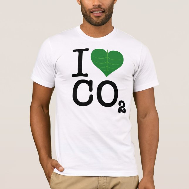 T-shirts Mim CO2 do coração (Frente)