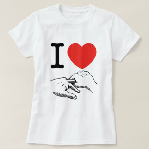 T-shirts Mim coração (amor) anal