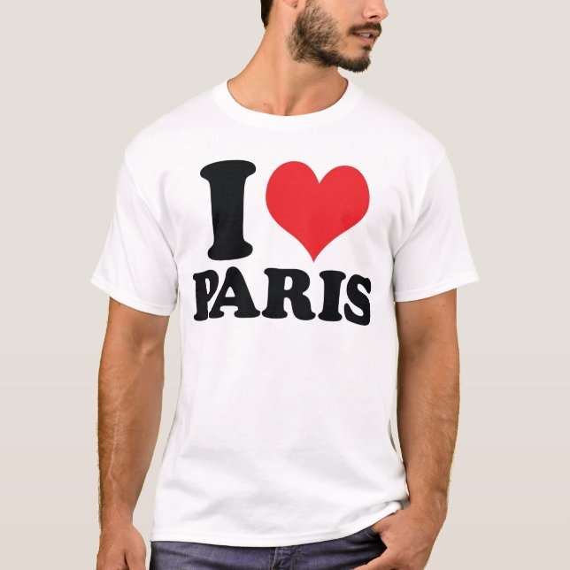 T-shirts Mim coração/amor Paris (Frente)