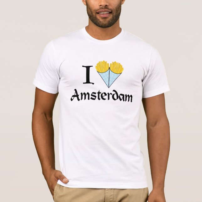 T-shirts Mim coração Amsterdão (Frente)