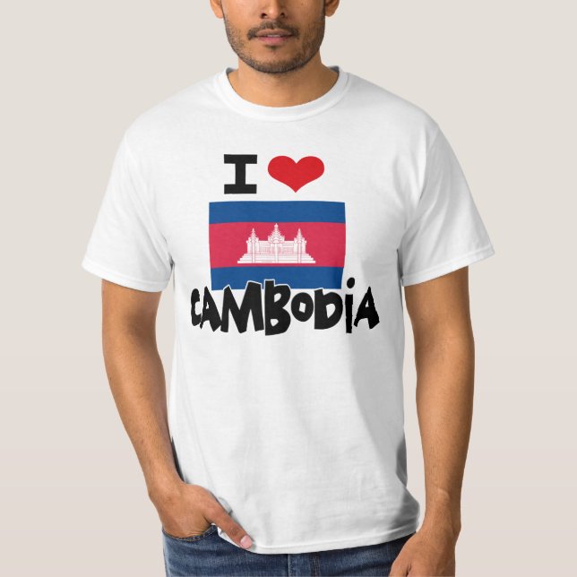 T-SHIRTS MIM CORAÇÃO CAMBODIA (Frente)