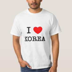T-SHIRTS MIM CORAÇÃO COREIA