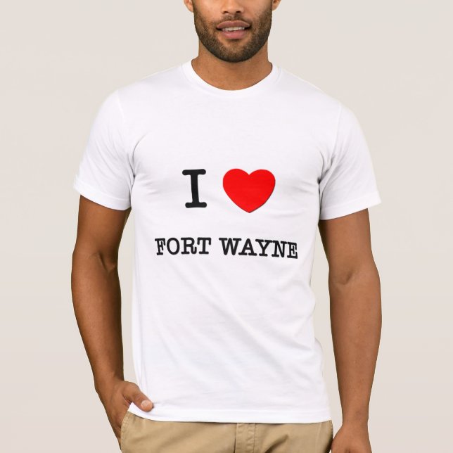 T-shirts Mim coração FORT WAYNE (Frente)