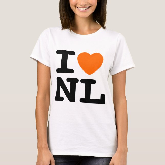 T-shirts Mim coração NL (Frente)