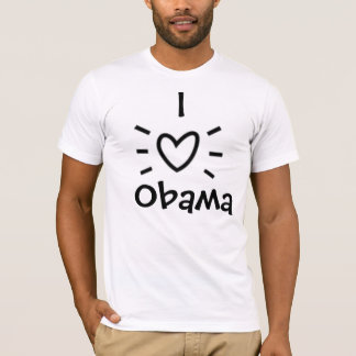 T-SHIRTS MIM "CORAÇÃO" OBAMA!