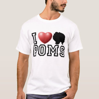 T-shirts Mim coração Poms