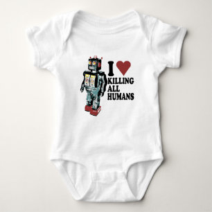 T-shirts Mim coração que mata todos os seres humanos