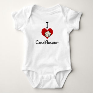 T-shirts Mim couve-flor do amor-coração