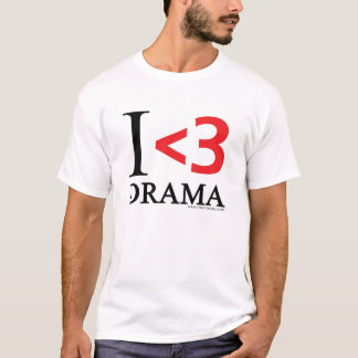 T-shirts mim drama do coração - personalizado
