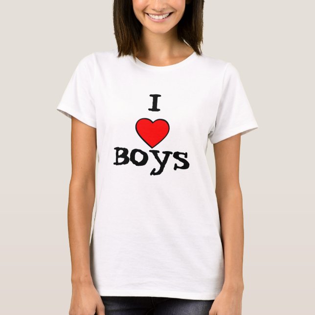 T-shirts Mim meninos do coração (Frente)
