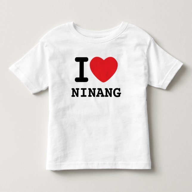 T-shirts mim ninang do coração (Frente)